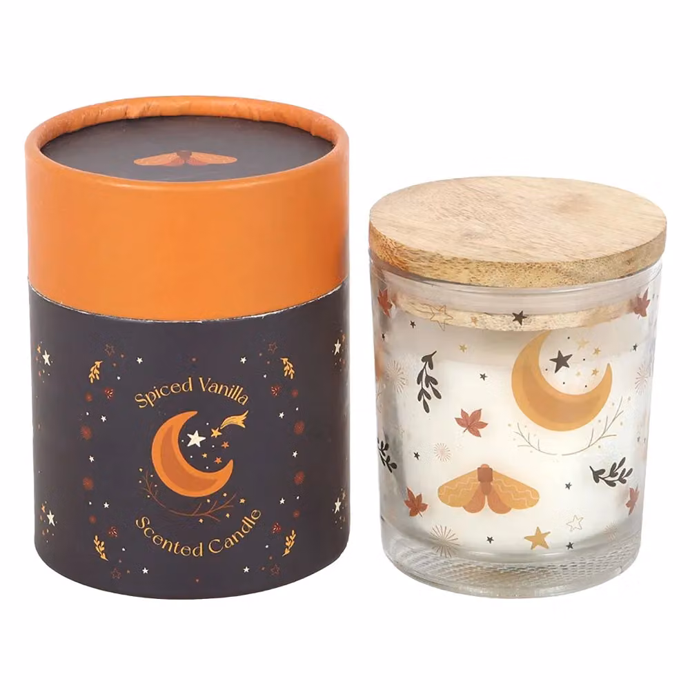 Something Different Autumn Magic Spiced Vanilla Scented Candle in White – 3