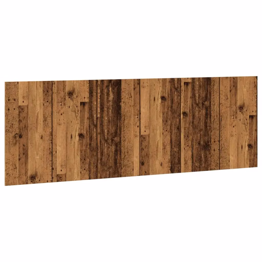 Berkfield Home Classic Wall Mount Headboard in Old Wood Brown, W: 240 cm, D: 1.5 cm, H: 80 cm – 2