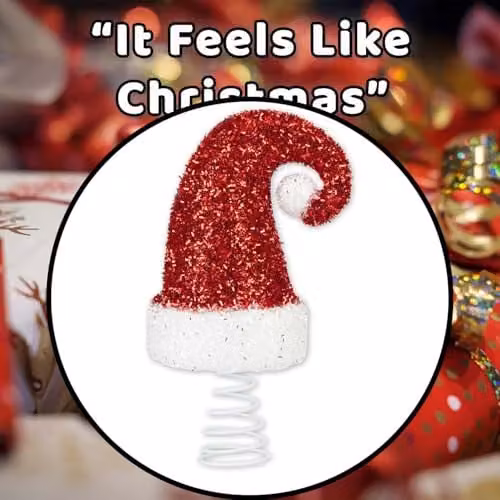 VFM e-Store Red Christmas Santa Hat Decoration for Adults, W/H: 23 x 13 cm – 7