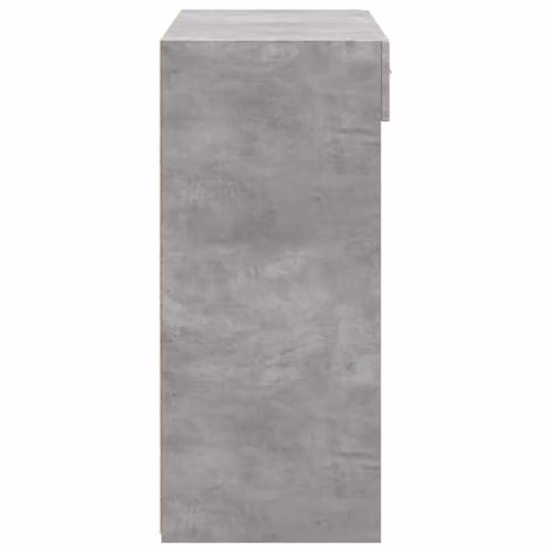 vidaXL Sideboard in Concrete Grey, Engineered Wood, W/D/H: 80 x 42.5 x 93 cm – 3