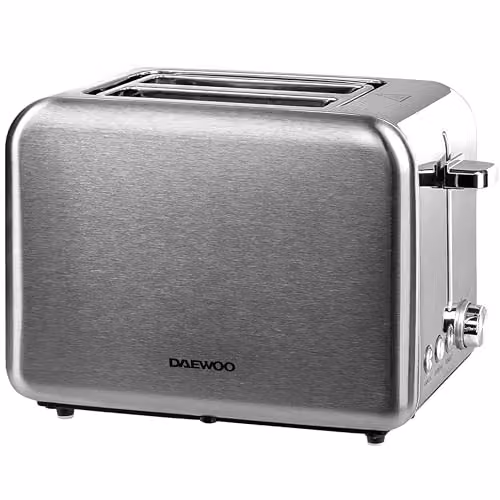 Daewoo 2 Slice Stainless Steel Toaster in Silver – 1