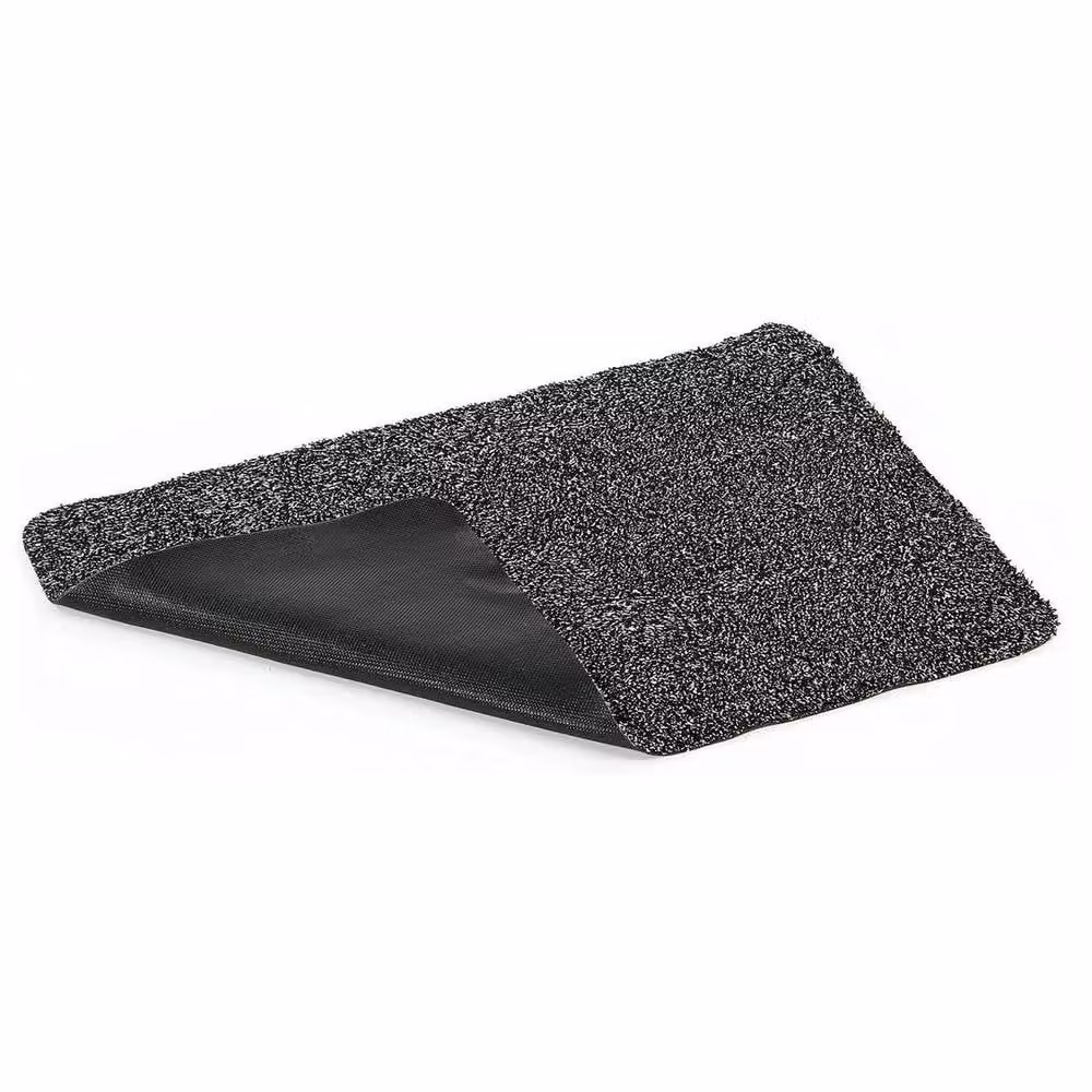 PAWNORA Anti Slip Magic Door Mat in Black, Super Absorbent and Washable Microfibre, W: 100 cm, L: 1000 cm – 2