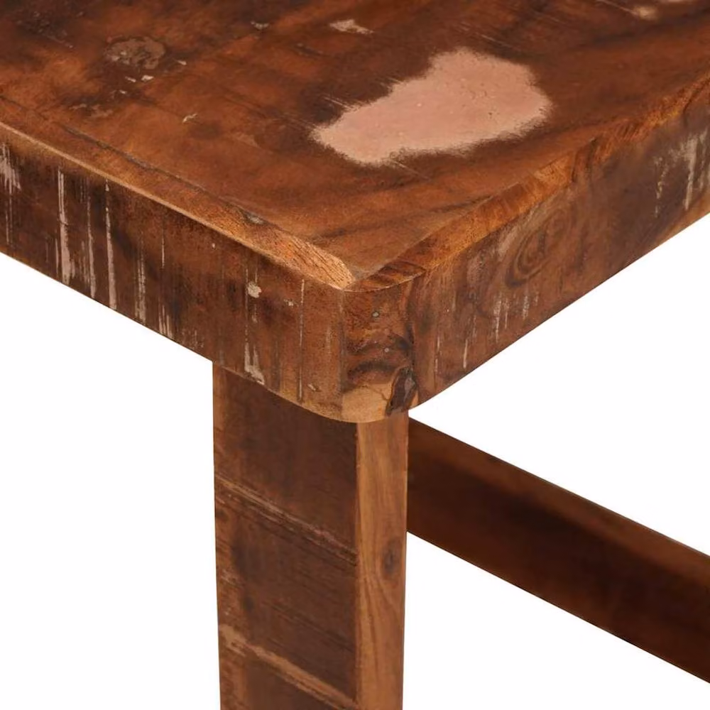 Berkfield Home Multicolour Solid Reclaimed Wood Nested End Tables – 6