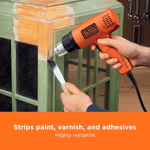 Black+Decker KX1650-GB 1750W Mains Heat Gun in Black and Orange – 2