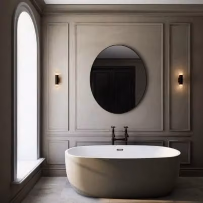 CTO Lighting Roma Short Black Metal Up and Down Wall Light