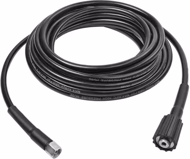 NESTLUNE 8m High Pressure Washer Hose Pipe and Jet Wash Lance in Black – 1