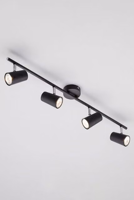 BHS Lighting Barley Adjustable Spotlight Bar Ceiling Light in Black – 1
