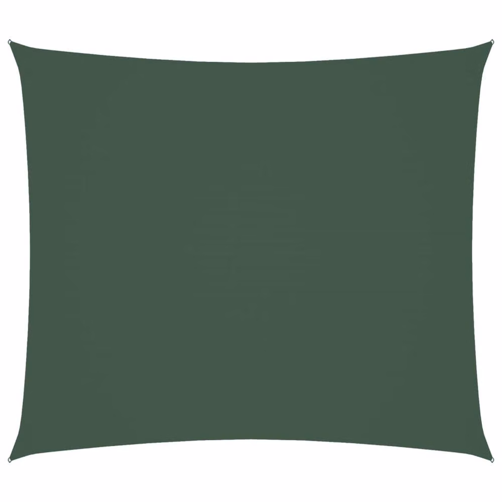 Berkfield Home Rectangular Oxford Fabric Sunshade Sail in Dark Green, 2 x 2.5 m – 3