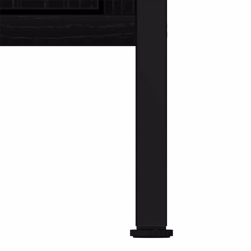 Berkfield Home Black Oak Wall Mounted Bathroom Sink Cabinet W/D/H: 60 x 30 x 60 cm – 5