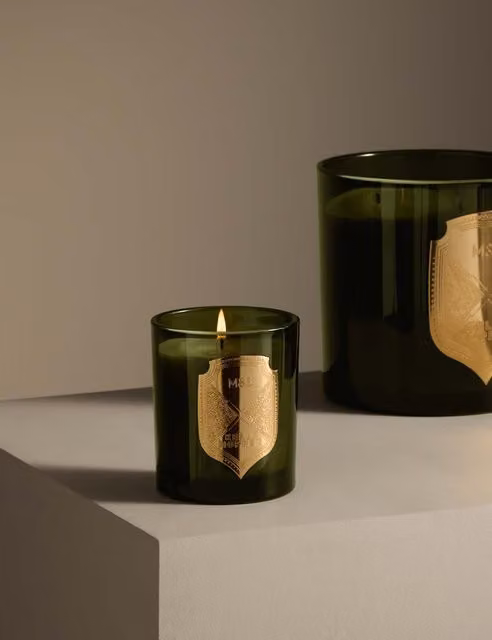 M&S x Kelly Hoppen No. 3 Fragrance Scented Candle in White and Gold with Fresh Woody Notes