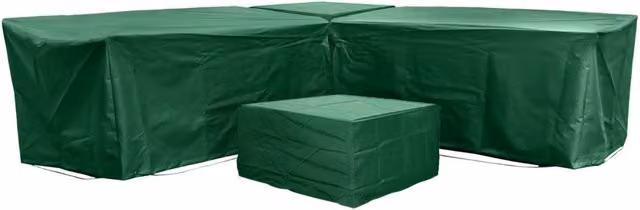 Cozy Bay Malta 6 Seat Corner Sofa Furniture Set Cover in Green