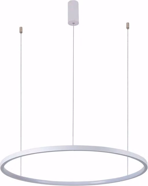 Netlighting Vinola II LED Pendant Ceiling Light, White, 80 cm