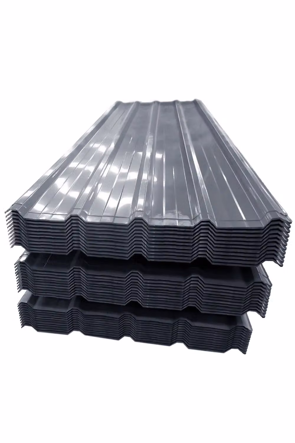 Living and Home 12-Piece Black Metal Corrugated Roofing Sheets – 1