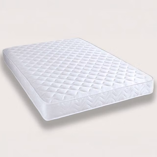 OHS Hybrid Memory Foam Quilted Mattress in White, W/D/H: 140 x 200 cm