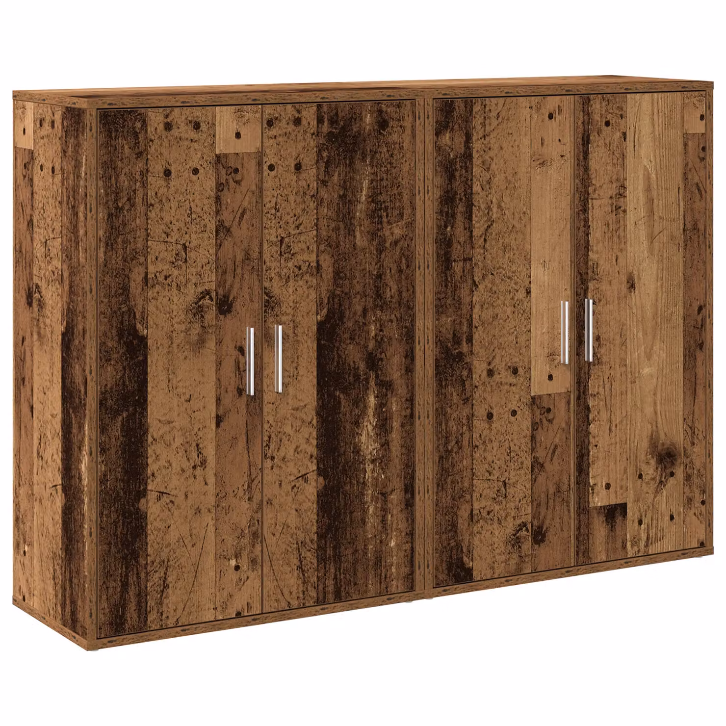 Berkfield Home Buffet Sideboard in Old Wood Brown, W/D/H: 120 x 31 x 84 cm – 2