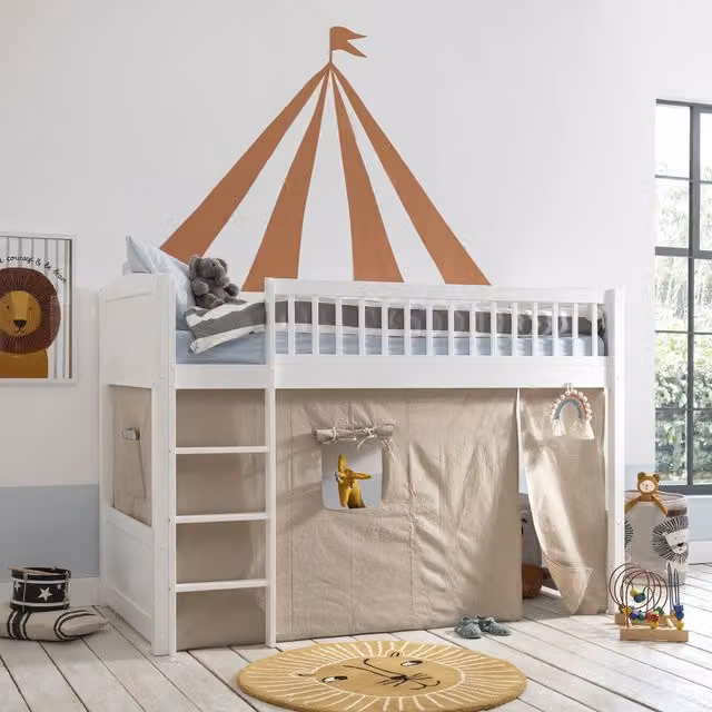 Noa and Nani Lottie Midsleeper Cabin Bed in White