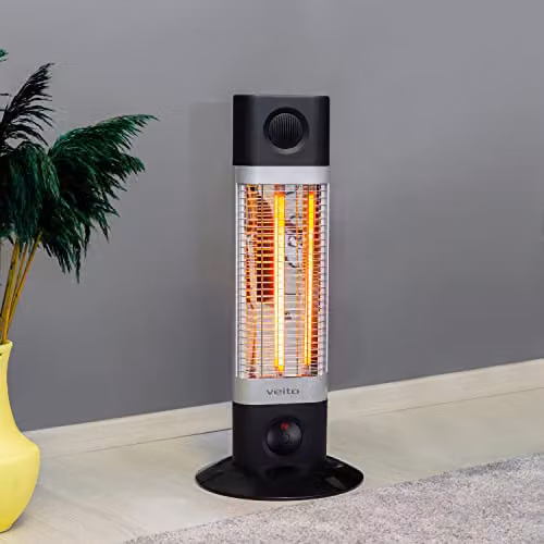 Veito CH1200RT Free Standing Carbon Infrared Heater, Black – 2
