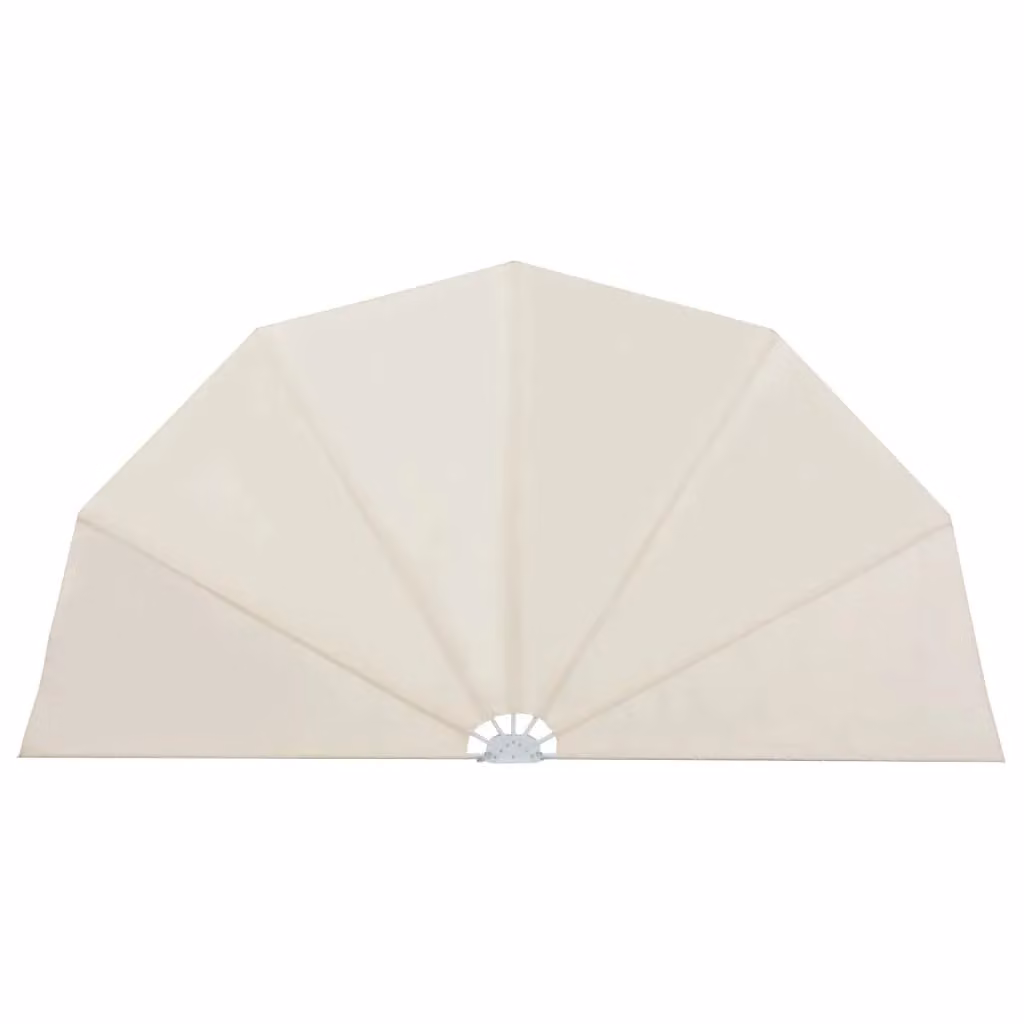 Berkfield Home Collapsible Terrace Side Awning in Beige, 200 cm – 2