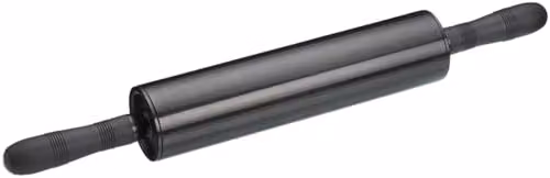 KitchenCraft Non-Stick Metal Revolving Rolling Pin, Black – 1