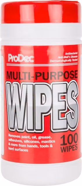 ProDec Multi-Purpose Decorators Hand Wipes, 100 Pack