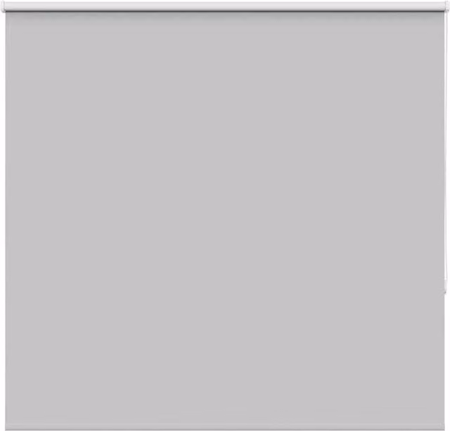 Berkfield Home Blackout Roller Blind in Light Grey, Thermal Insulating Polyester, W: 150 cm, H: 175 cm