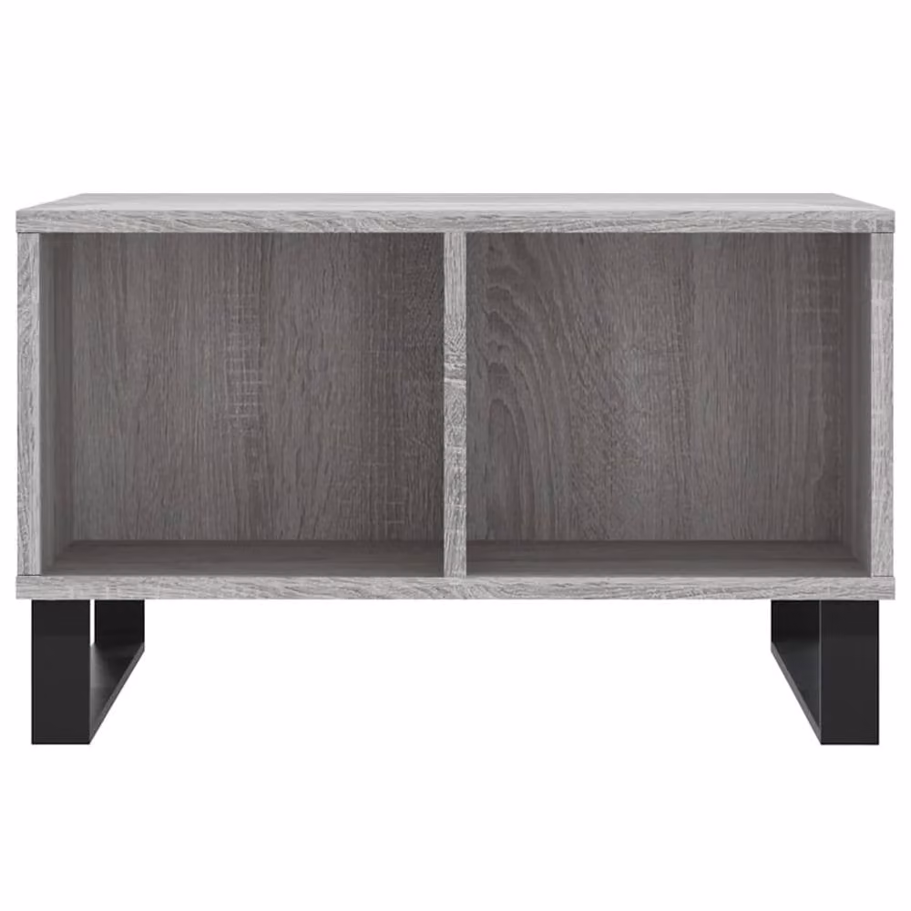 Berkfield Home Modern Grey Sonoma Coffee Table, W: 60 cm, D: 50 cm, H: 36.5 cm – 3