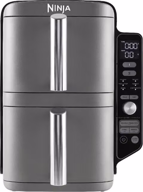 Ninja Double Stack XL 2-Drawer Dual Zone Air Fryer, 9.5L, Grey (SL400UK) – 1