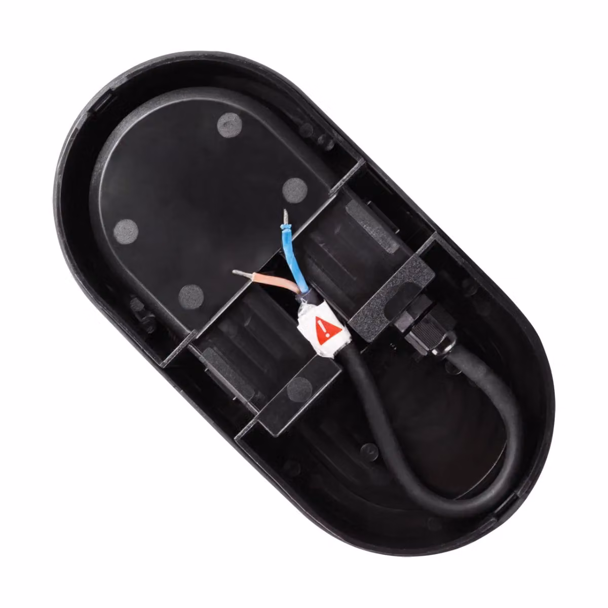 CGC Lighting Sonny Black Opal Oval LED Outdoor Wall Light Bulkhead 12W Black – 4
