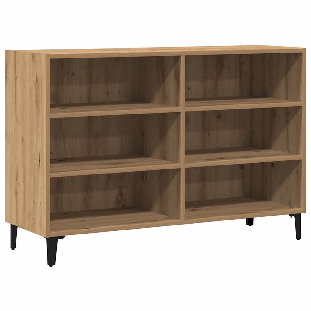 Berkfield Home Artisan Oak Sideboard in Brown, W/D/H: 103.5 x 35 x 70 cm – 3