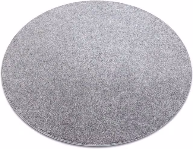 RugsX San Round Rug in Silver, Diameter: 133 cm