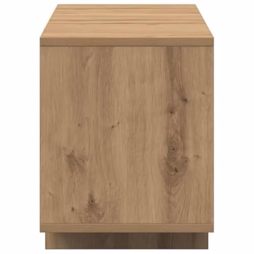 vidaXL Modern TV Cabinet in Brown Oak, W/D/H: 120 x 30 x 40.5 cm – 4