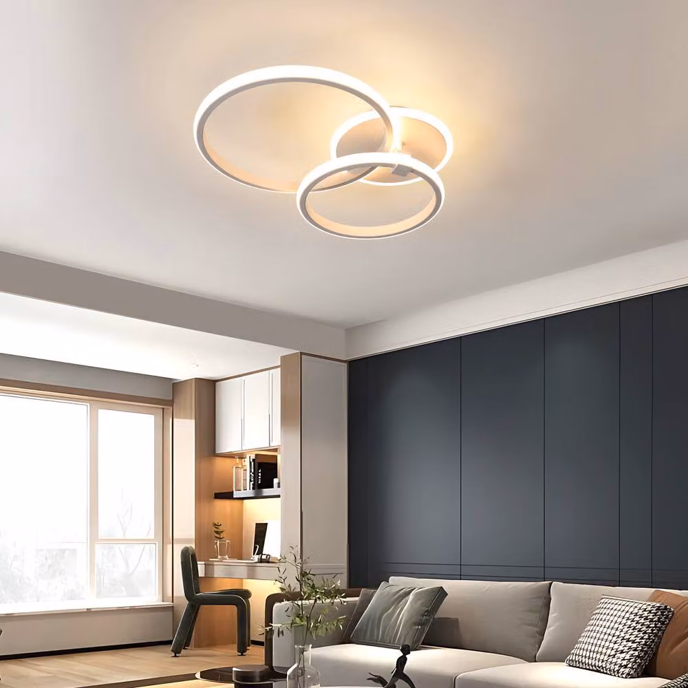 COMELY Modern Round LED Ceiling Light, 42W, White, 3000K Warm White – 2