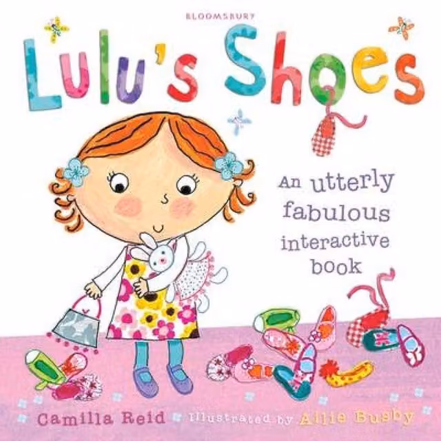 Camilla Reid Lulu's Shoes Hardback Book, Multicolour