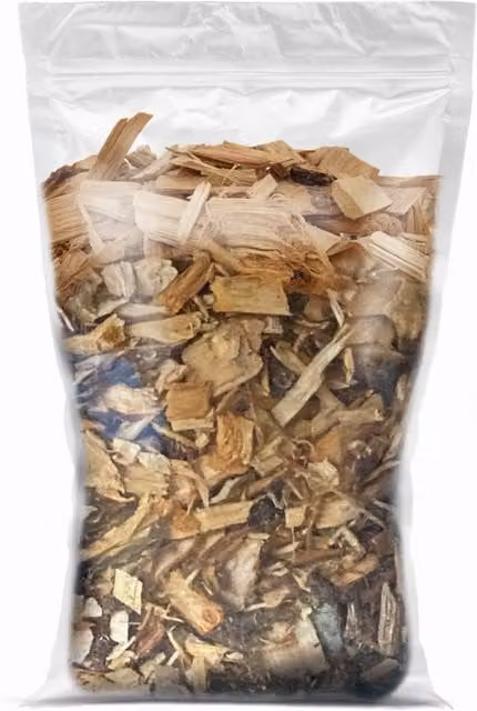 Warma Natural Apple BBQ Smoking Wood Chips, 3 ltr, Brown