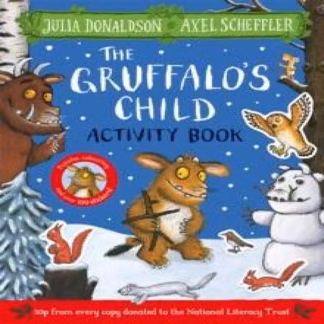 Julia Donaldson The Gruffalo's Child Activity Book Paperback by Macmillan Children's Books, Multicolour
