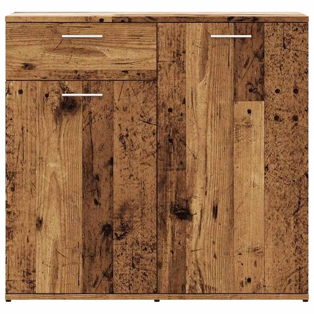 Berkfield Home Old Wood Sideboard in Brown, W/D/H: 80 x 36 x 75 cm – 3