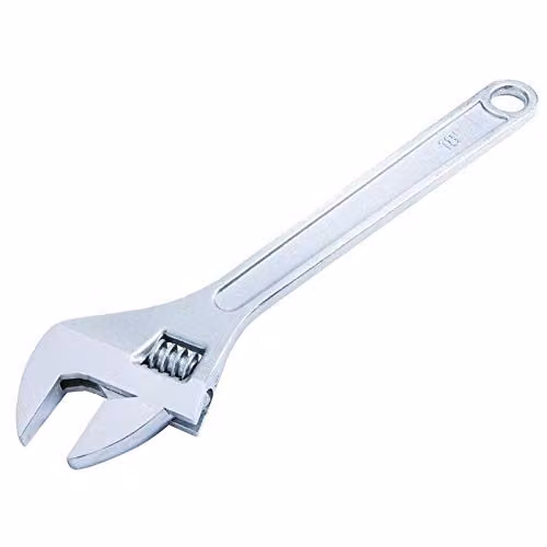 Bluespot Tools Adjustable Wrench in Silver and Blue