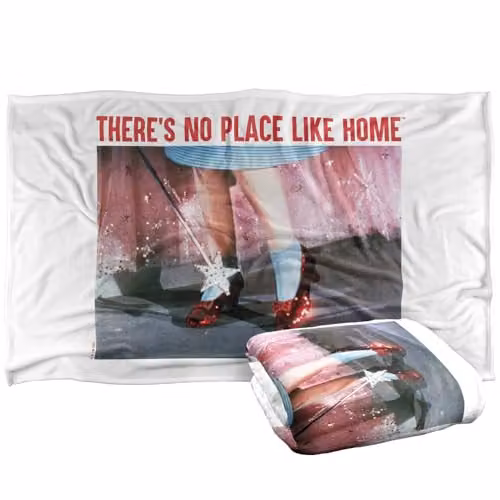 Warner Bros. The Wizard Of Oz No Place Like Home Silky Touch Super Soft Fleece Throw Blanket, Multicolour, W/D/H: 91.44 x 147 x cm – 1