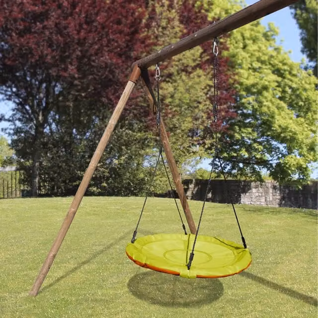 Soulet Green Foam Childrens Nest Garden Swing Seat