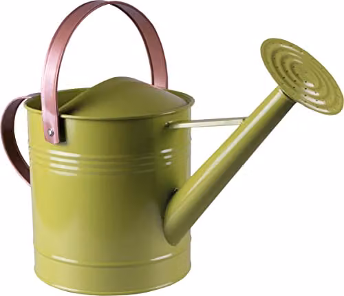 St Helens Home & Garden Metal Watering Can, Green, 4.5 l