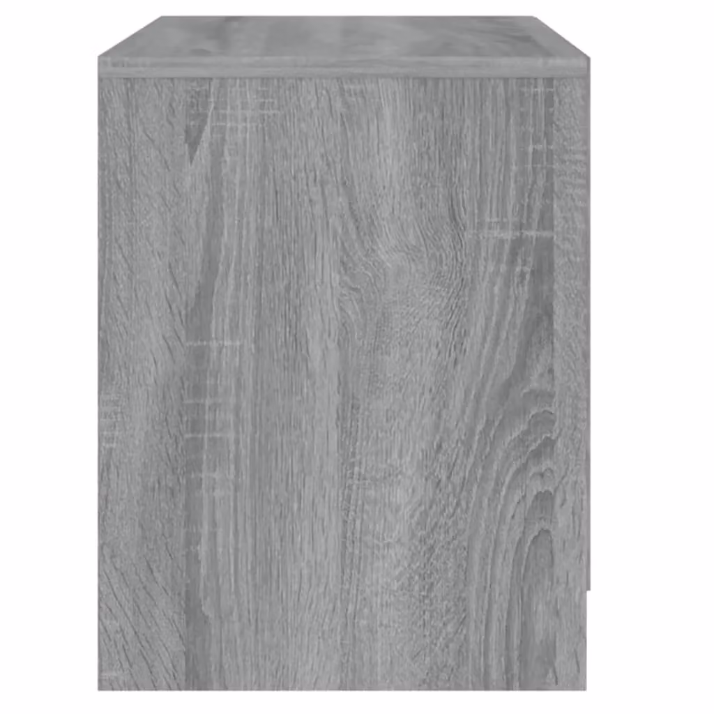 Berkfield Home Set of 2 Grey Sonoma Bedside Cabinets, W/D/H: 45 x 34.5 x 44.5 cm – 2