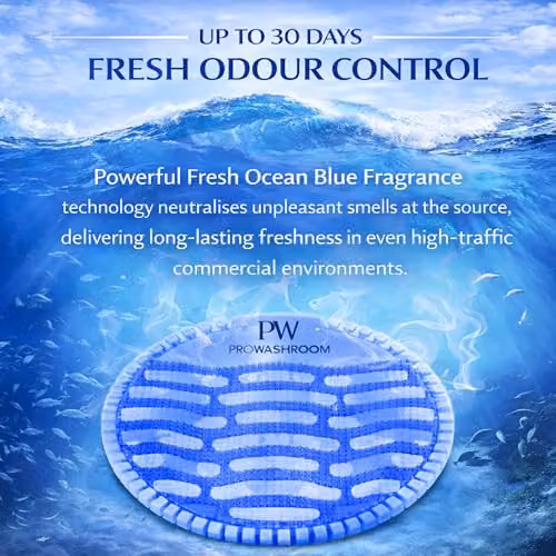 Pro Washroom Anti-Splash Urinal Mats, Pack of 10, Blue – 3