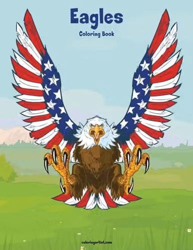 Eagles Coloring Book 1: Volume 1 by Createspace, Multicolour