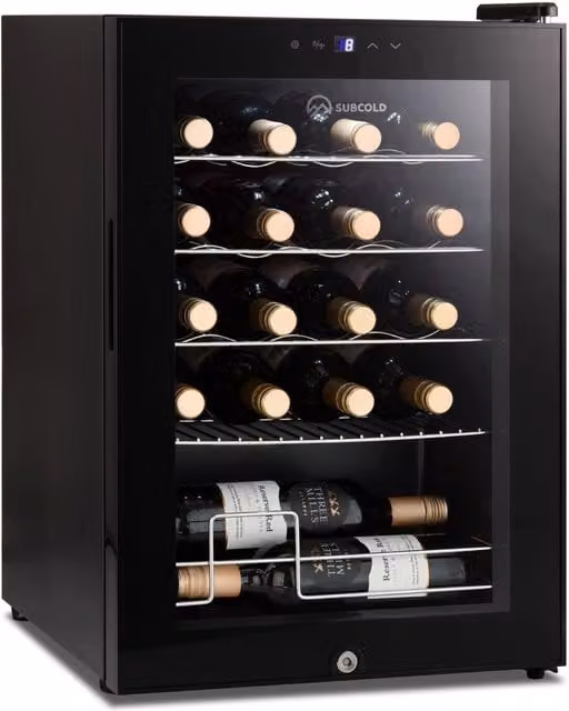 Subcold VIVA20 LED Compressor Wine Cooler in Black