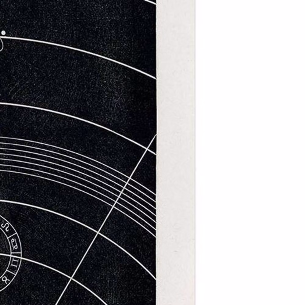 Hiram Erastus Butler Diagram No.5 Maxi Paper Poster in Black – 2