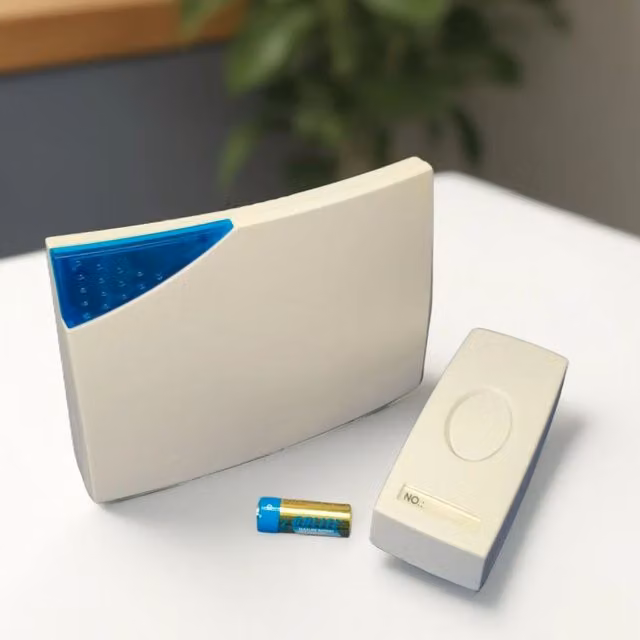 Securlec Wireless Battery Operated Doorbell in White