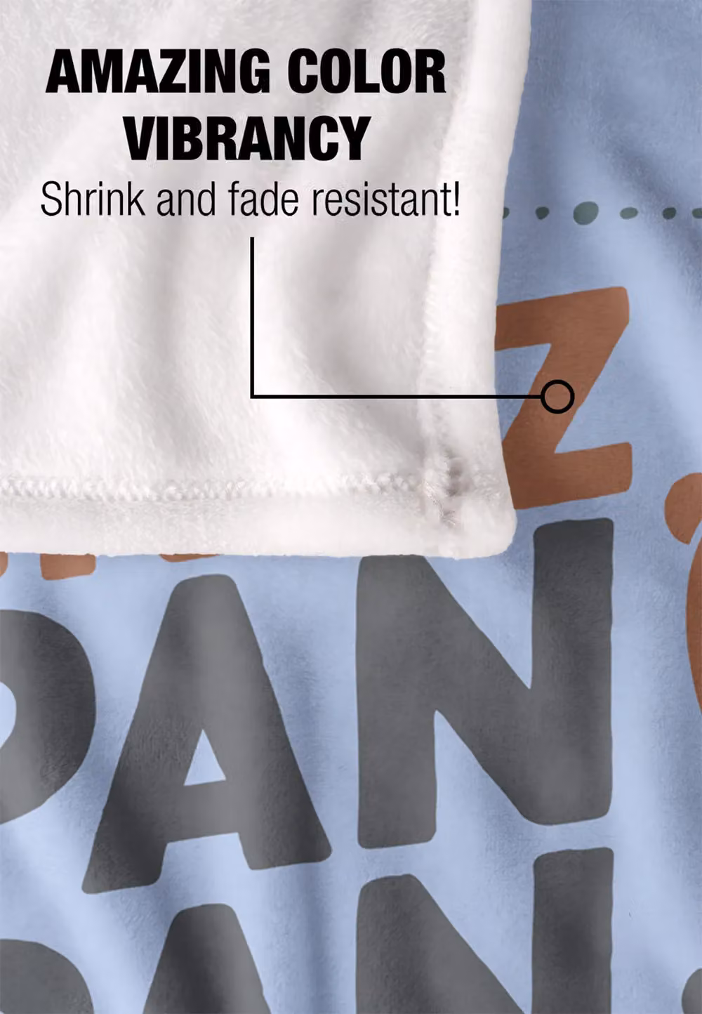 Cartoon Network We Bare Bears Grizz Pan Pan Ice Bear Super Soft Silky Touch Throw Blanket, White, W: 152 cm, D: 127 cm – 3
