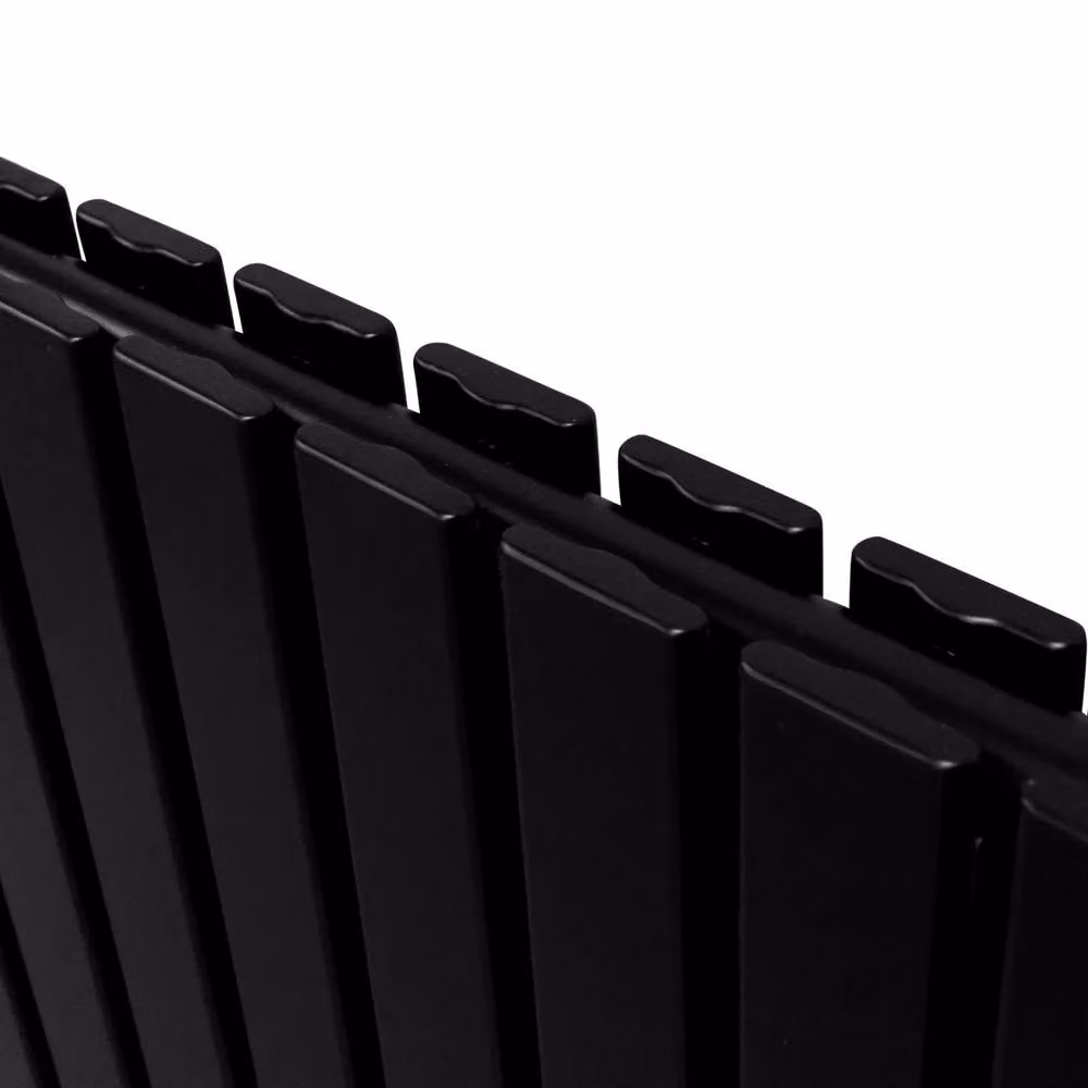 Monstershop Designer Flat Panel Steel Radiator in Black, W: 60.0 cm, H: 70.0 cm – 6