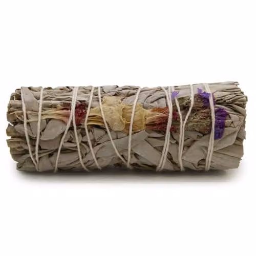 KDMD Good Vibes Organic Sage Smudge Stick, White, 10 cm – 1