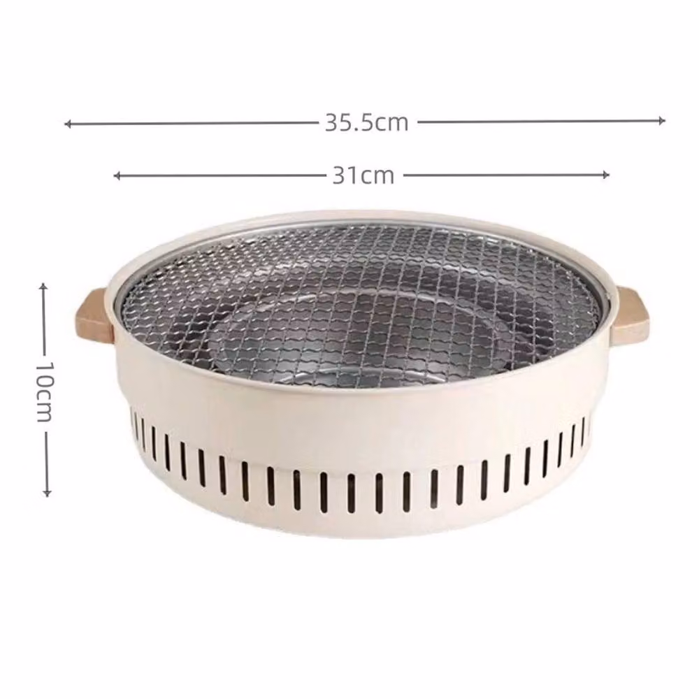 Havendro Beige Stainless Steel Tabletop Charcoal BBQ Grill for Garden, Picnic and Camping – 2